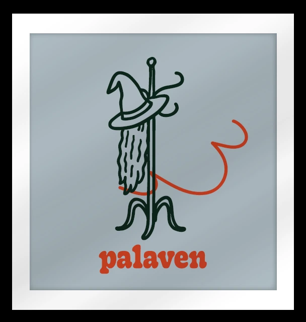 une illustration d'un porte manteau avec un chapeau de magicien